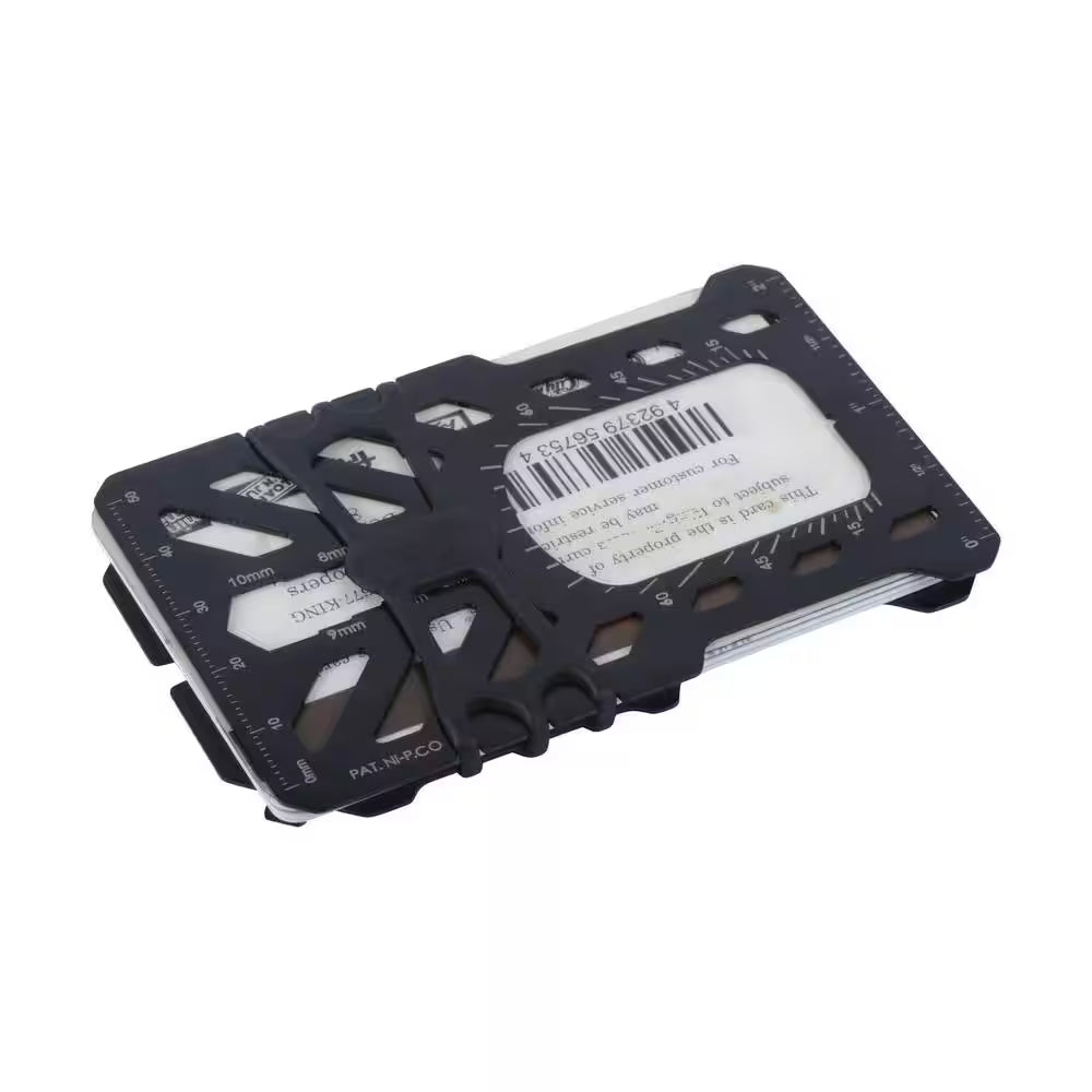 Financial Tool RFID Blocking Wallet, Black