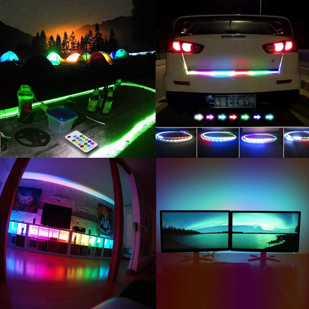 USB RGB LED Strip Lights with Remote
