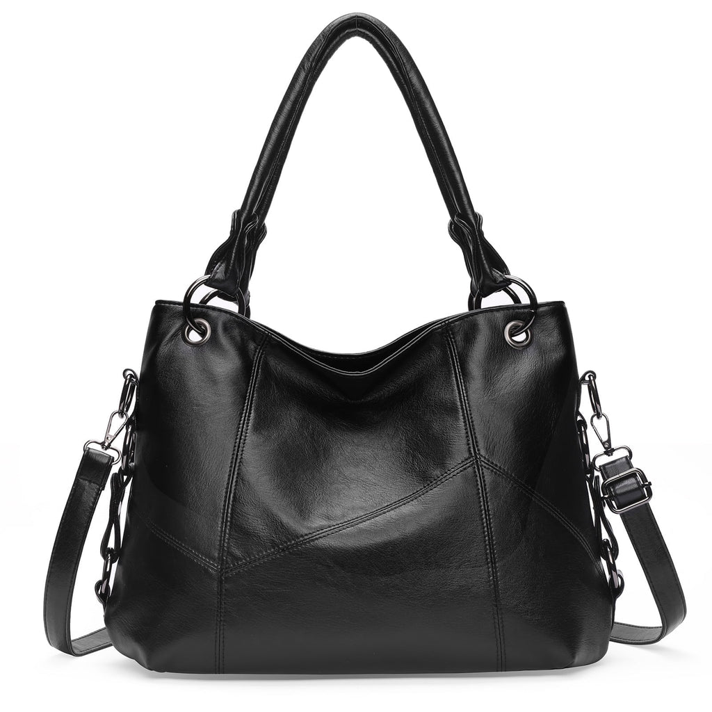 Genuine Leather Hobo Tote Bag for Women