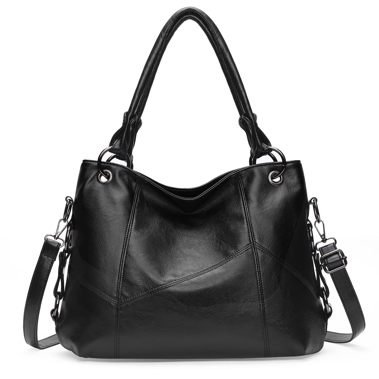 Genuine Leather Hobo Tote Bag for Women