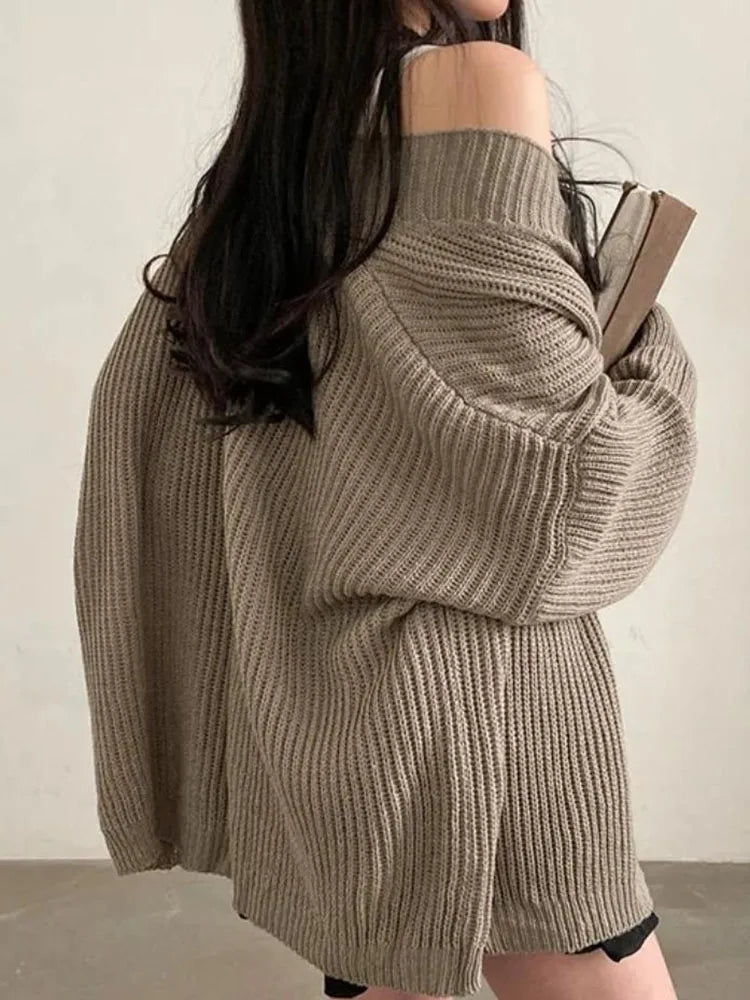 Oversized Cardigan Sweater for Women