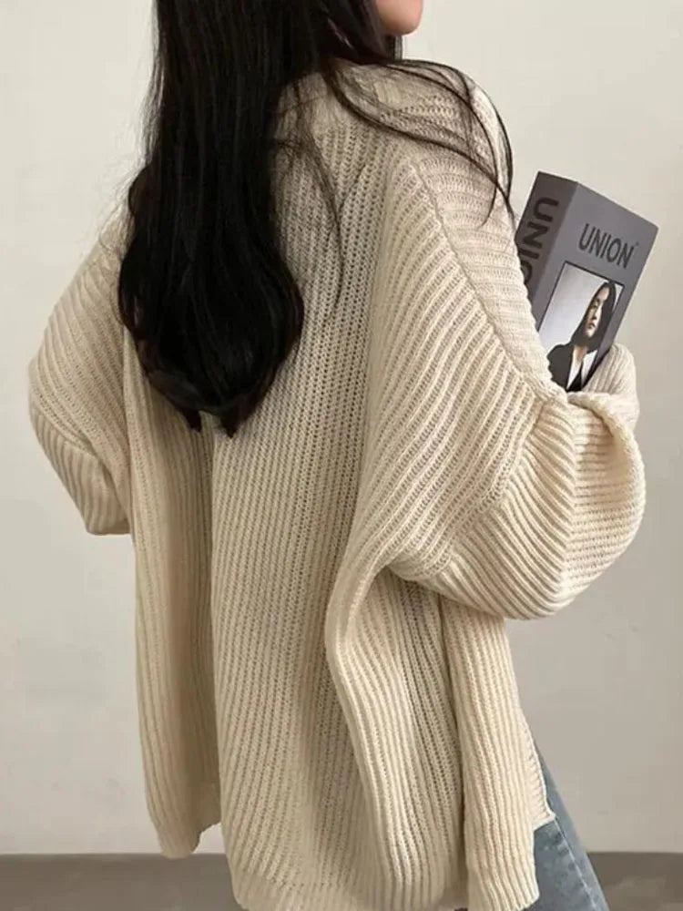 Oversized Cardigan Sweater for Women