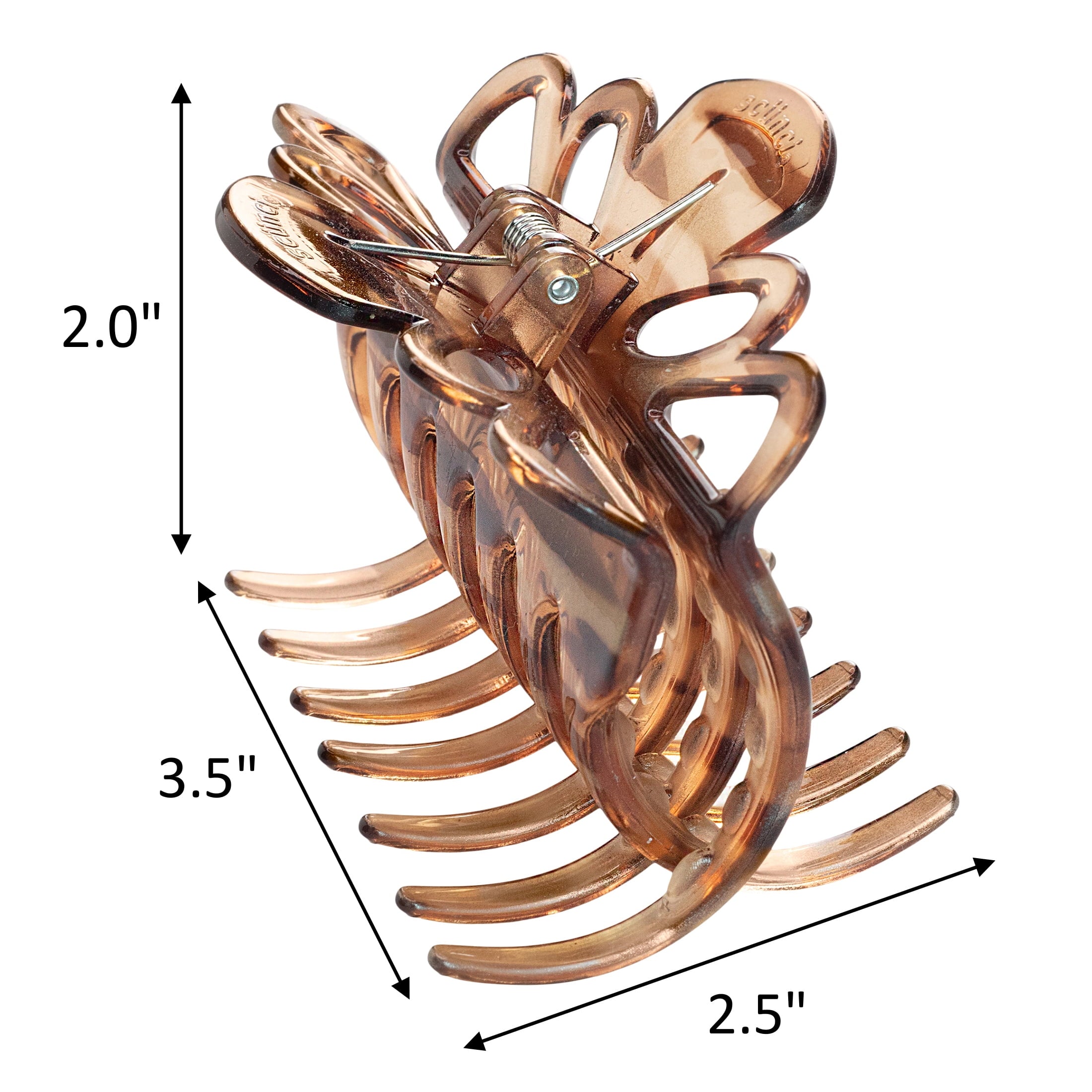 Extra-Large No-Slip Claw Clip – Tortoise Shell
